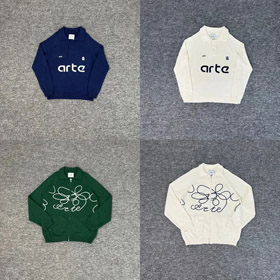 Pull Arte Padrino lettre jacquard lâche-4406  