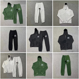 Corteiz à capuchon poche à fermeture éclaire casual sweatshirt costume -4419  