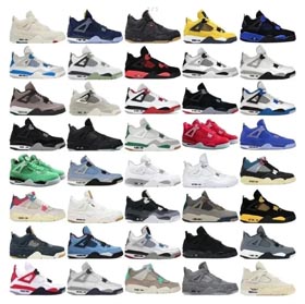 Jordan 4 Retro (40 couleurs)