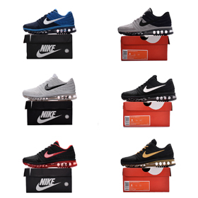 Nike maille coussin d'air plein paume respirant chaussures de course à absorber les chocs-2708