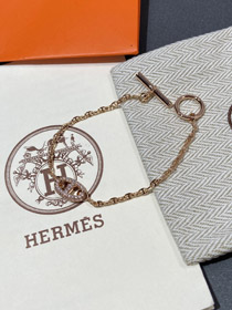 Hermes cochon nez plein bracelet diamant-3612