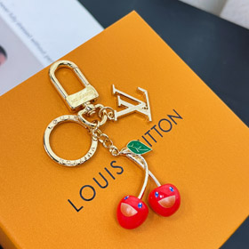 Louis Vuitton LV sac à cerise décoration porte-clés pendant-3620