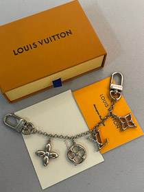 Louis Vuitton LV lettre sac floral pendentif chaîne porte-clés-3641