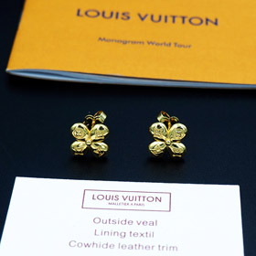 Louis Vuitton LV boucles d'oreilles florales solides-3821