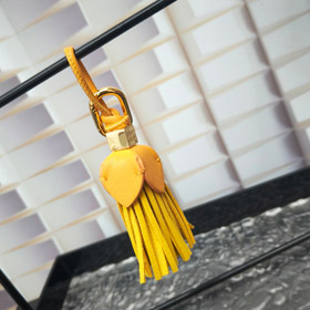 MIUMIU cuir mini bourse fleur pendentif-3878