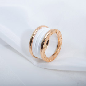 Bulgari lettre bague en céramique-3908