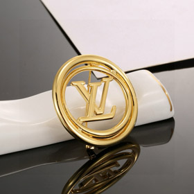 Louis Vuitton LV broche en métal ronde lettre-3912