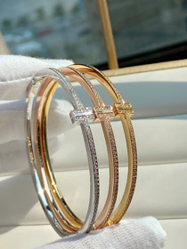 Tiffany diamant bracelet à charnières bobine-3927