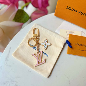 Louis Vuitton LV lettre fleur sac décoration et porte-clés sac pendentif-3937  
