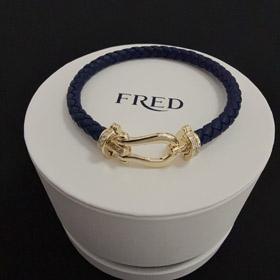 Feiden plein diamant diamant fer à cheval boucle bracelet-3984