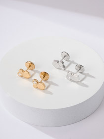 Chaumet Paris abeille mon amour amour nid série boucles d'oreilles en métal-3993