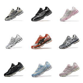 ASiCS GEL-NYC suede mesh chaussures de course low-top anti-chocs et résistantes à l'usure-2859