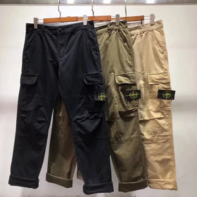 STONE ISLAND micro logo multi-poche pantalon décontracté combinaisons-2896