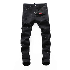 Dsquared 2 nouveau D2 stretch encre éclaboussée patch jeans-2899