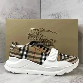 Burberry Vintage maille logo imprimé bas-top chaussures de sport-2952