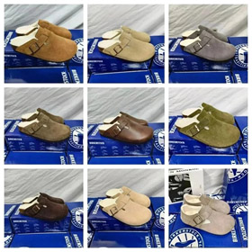 Birkenstock Boston doux pied lit confortable fermé-orteil pantoufles-2955