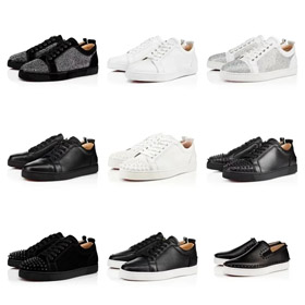 Christian Louboutin CL cuir décontracté chaussures de sport low-top mode - 2990